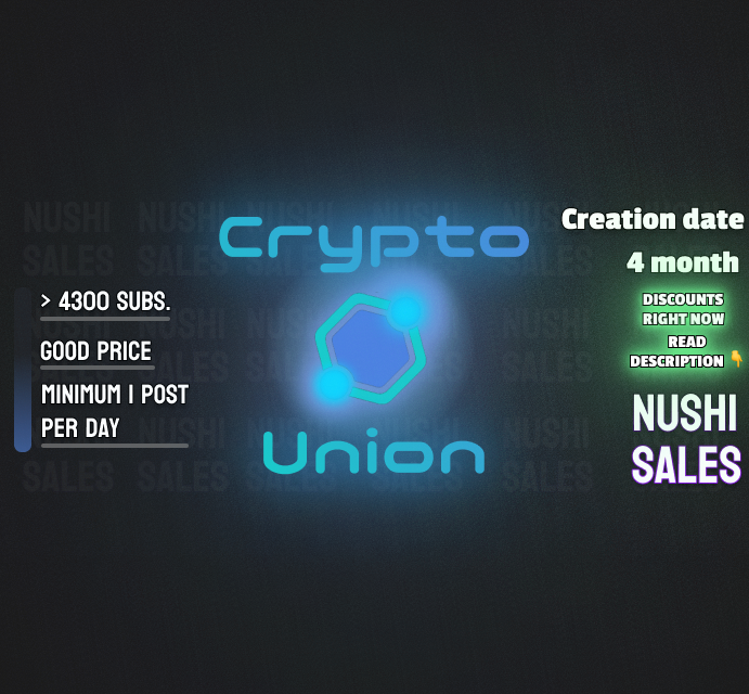 💵Crypto Union - a telegram channel with news and interesting facts in the field of cryptocurrencies💵 (channel network)