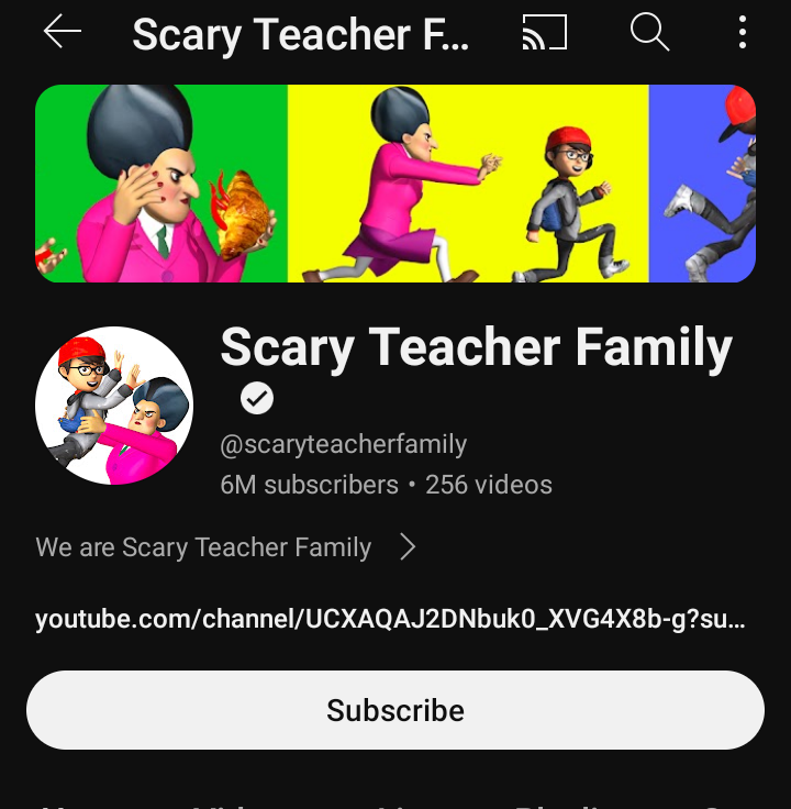 Scary Teacher Family