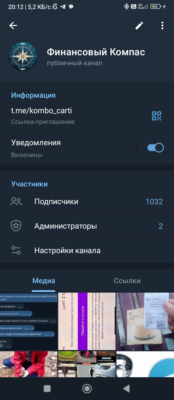 I will sell a telegram channel 1k subscribers