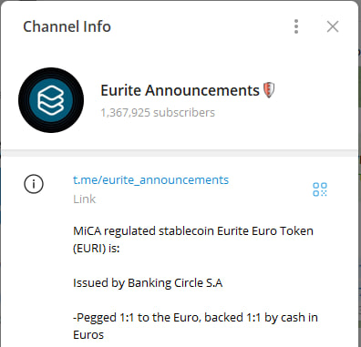 Eurite Announcements