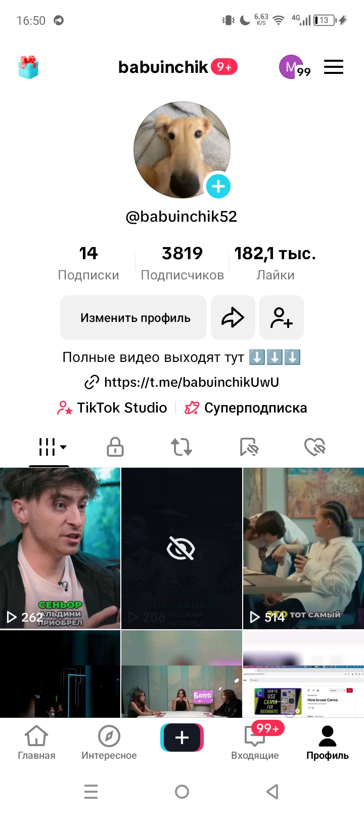 Тик Ток 3800+