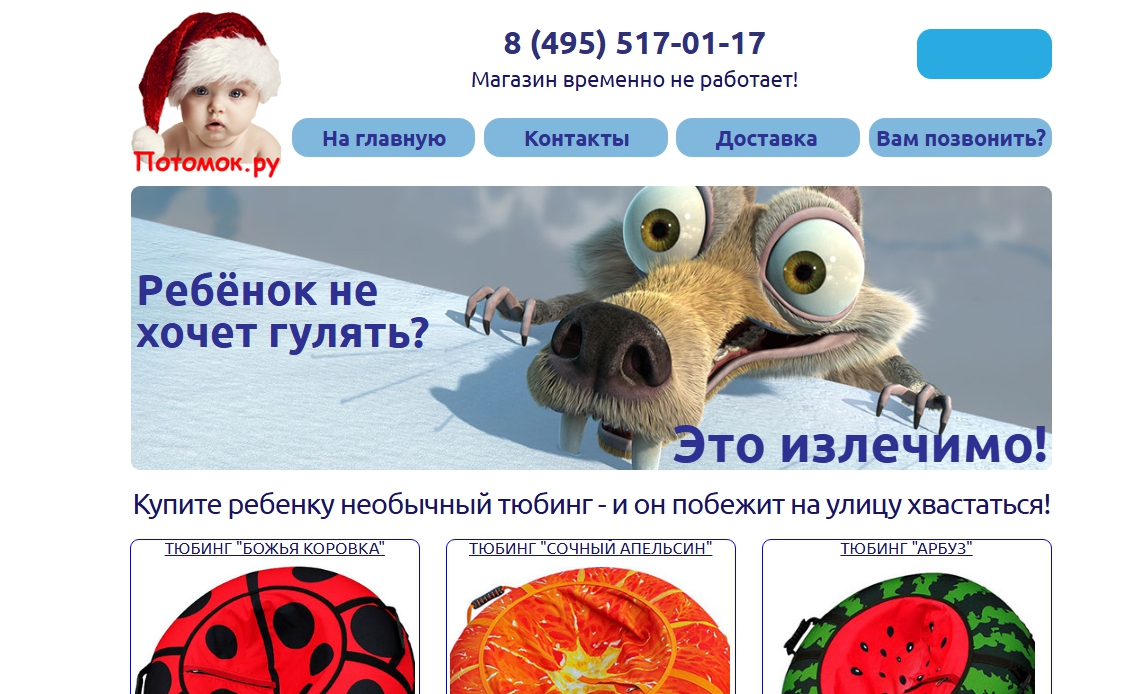 POTOMOK.RU domain only