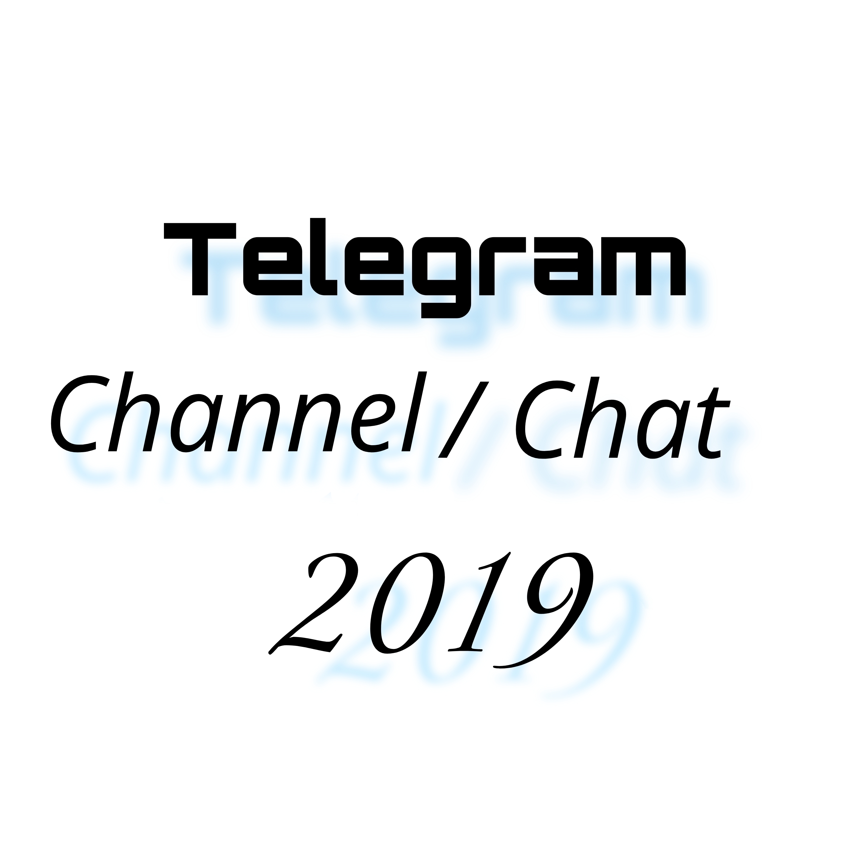 Channel / Chat / Telegram 2019