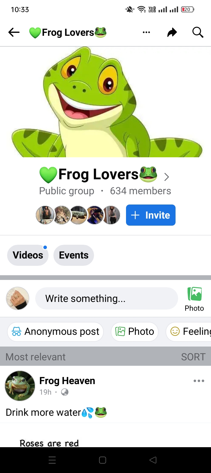 Frog lovers