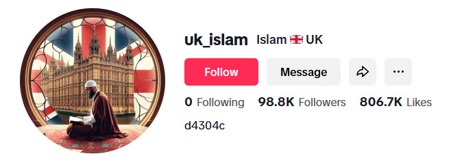 @uk_islam 98K Monetized Account 