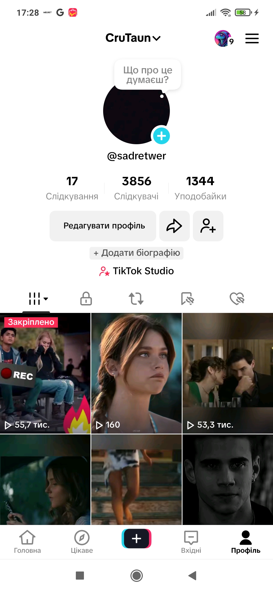 @sadretwer , 22 уровень дарителя. 4к подп. Live studios