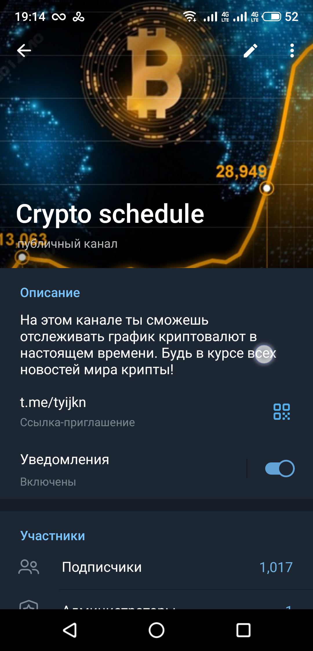 Канал для старта 