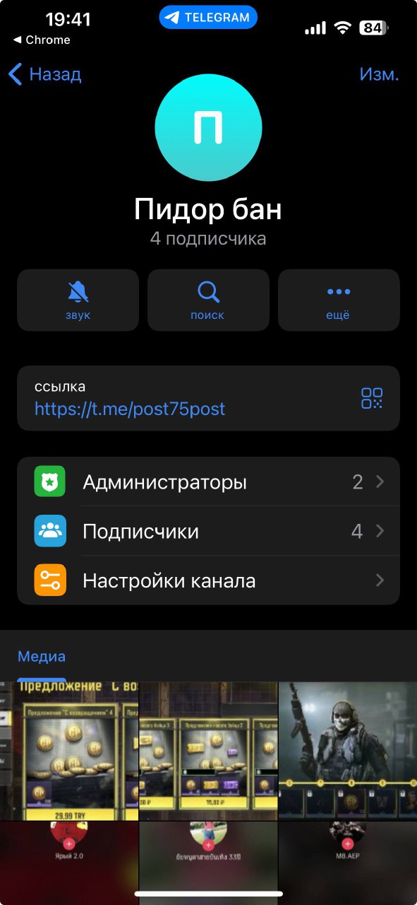 Канал 2023 року з постами та підписниками•приємна ціна