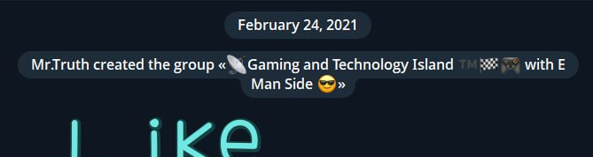 Old Telegram groups (2021/2022)