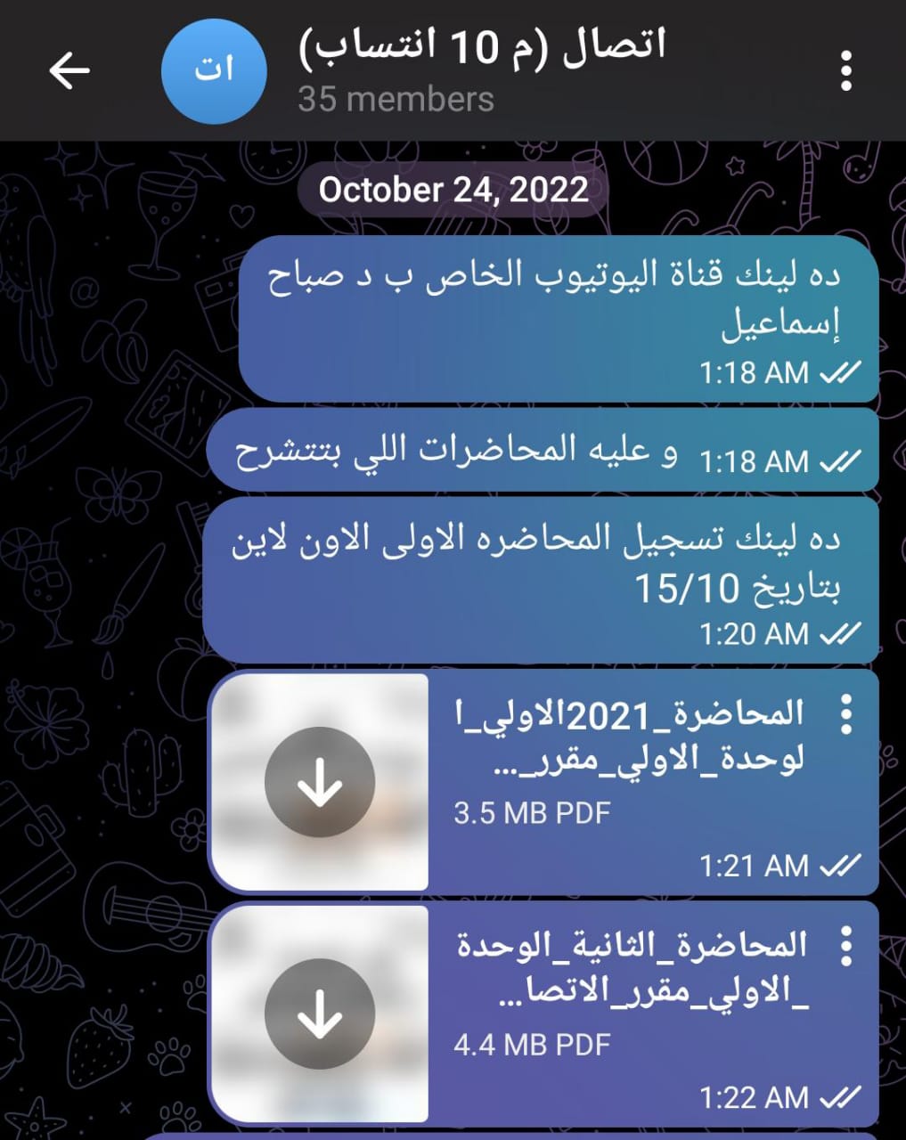 Old Telegram group from 2022