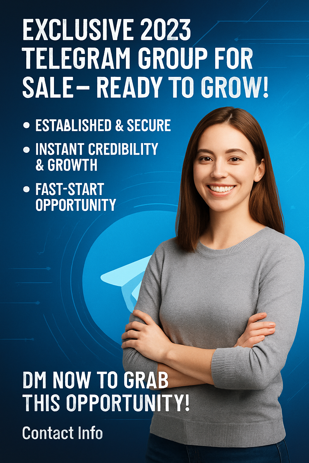 Telegram Group 2022 for SALE-Instant Ownership Transfer