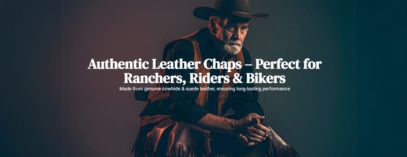 Leather Chaps For Sale, Motorcycle Chaps, Cowboy Chap - USA