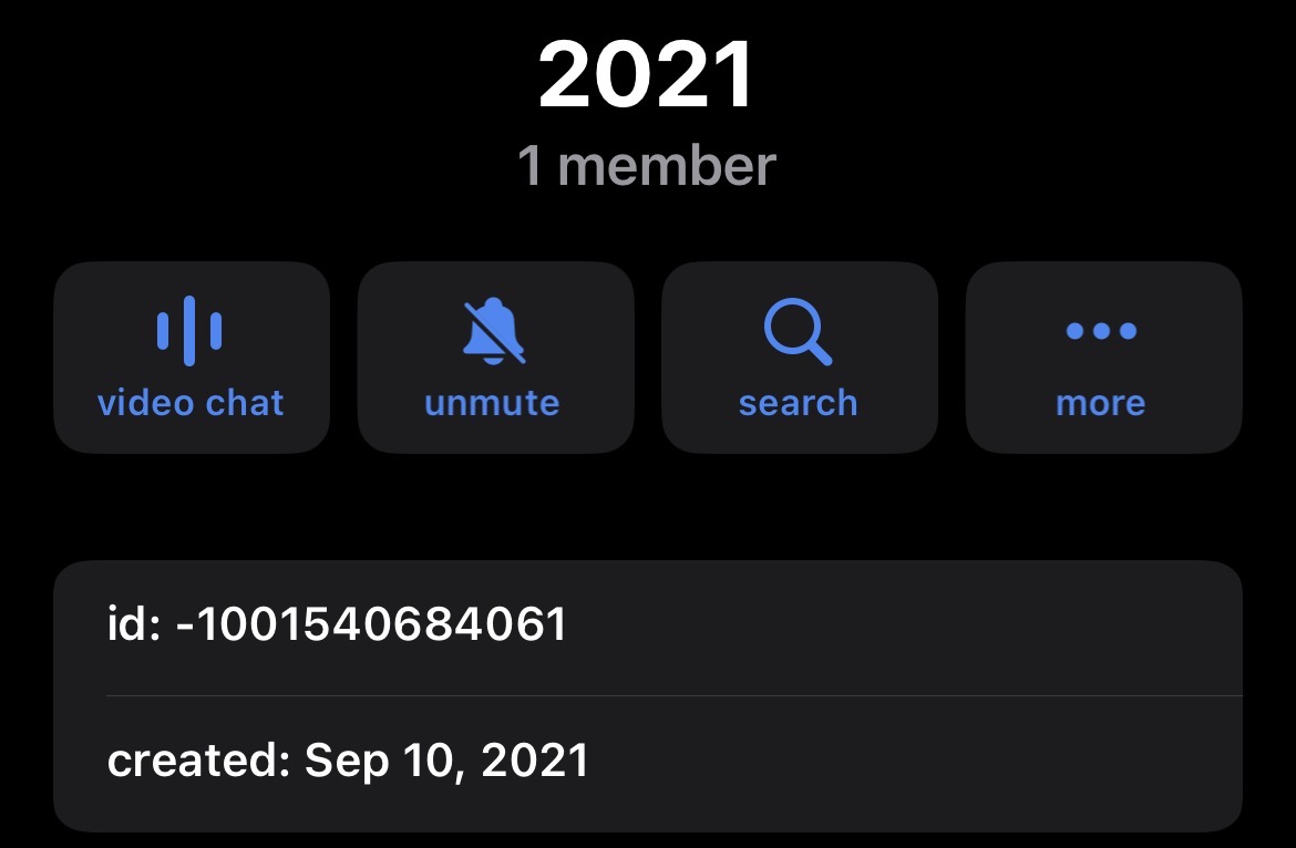 old telegram group 2021