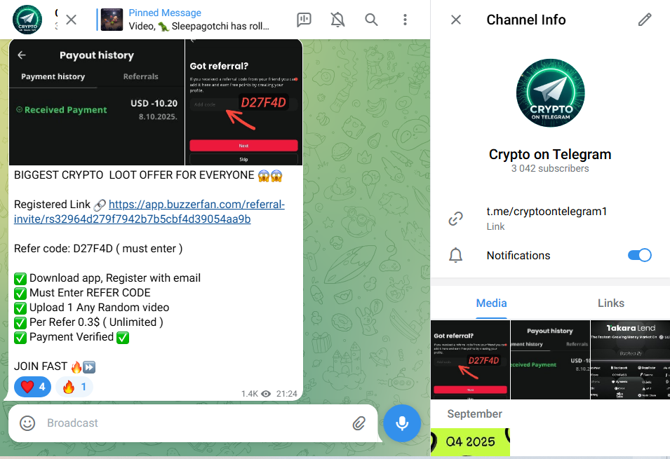Crypto on Telegram
