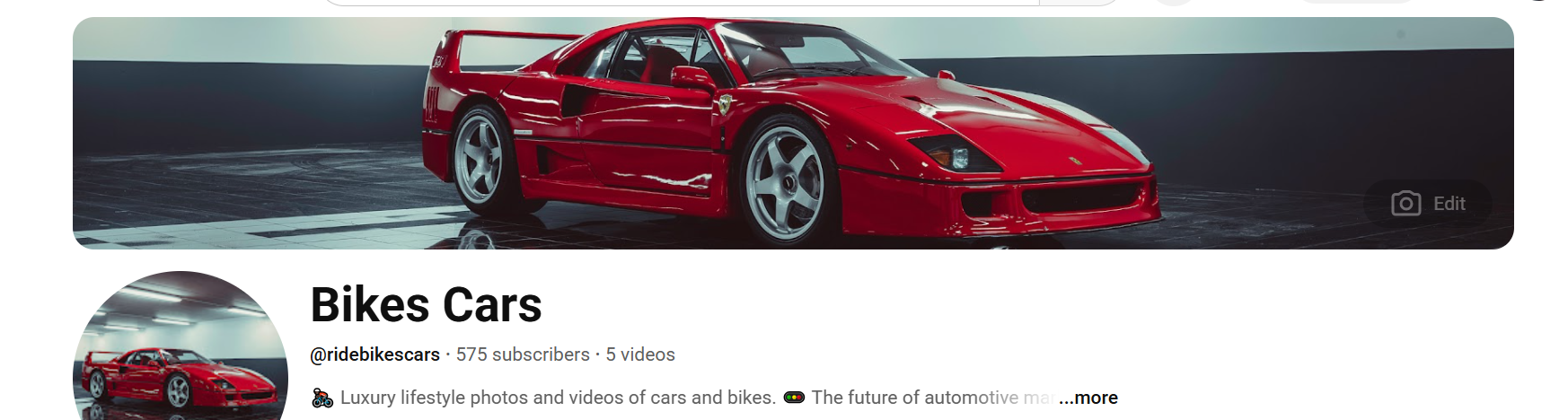 Luxury lifestyle photos and videos of cars and bikes