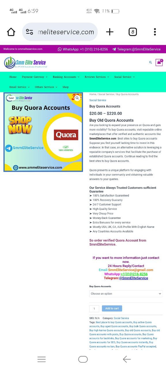 How to Safely Buy Quora Accounts in Bulk (PVA & Aged)