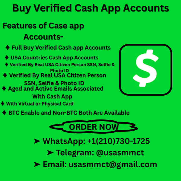 Buy verified Cash App accounts at usasmmct.com – BTC enabled