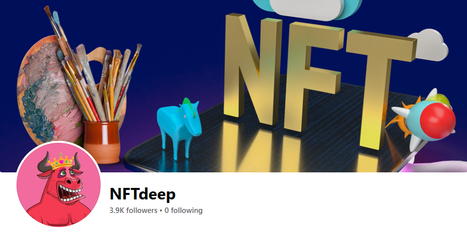 Facebook Page NFT Art Crypto Digital