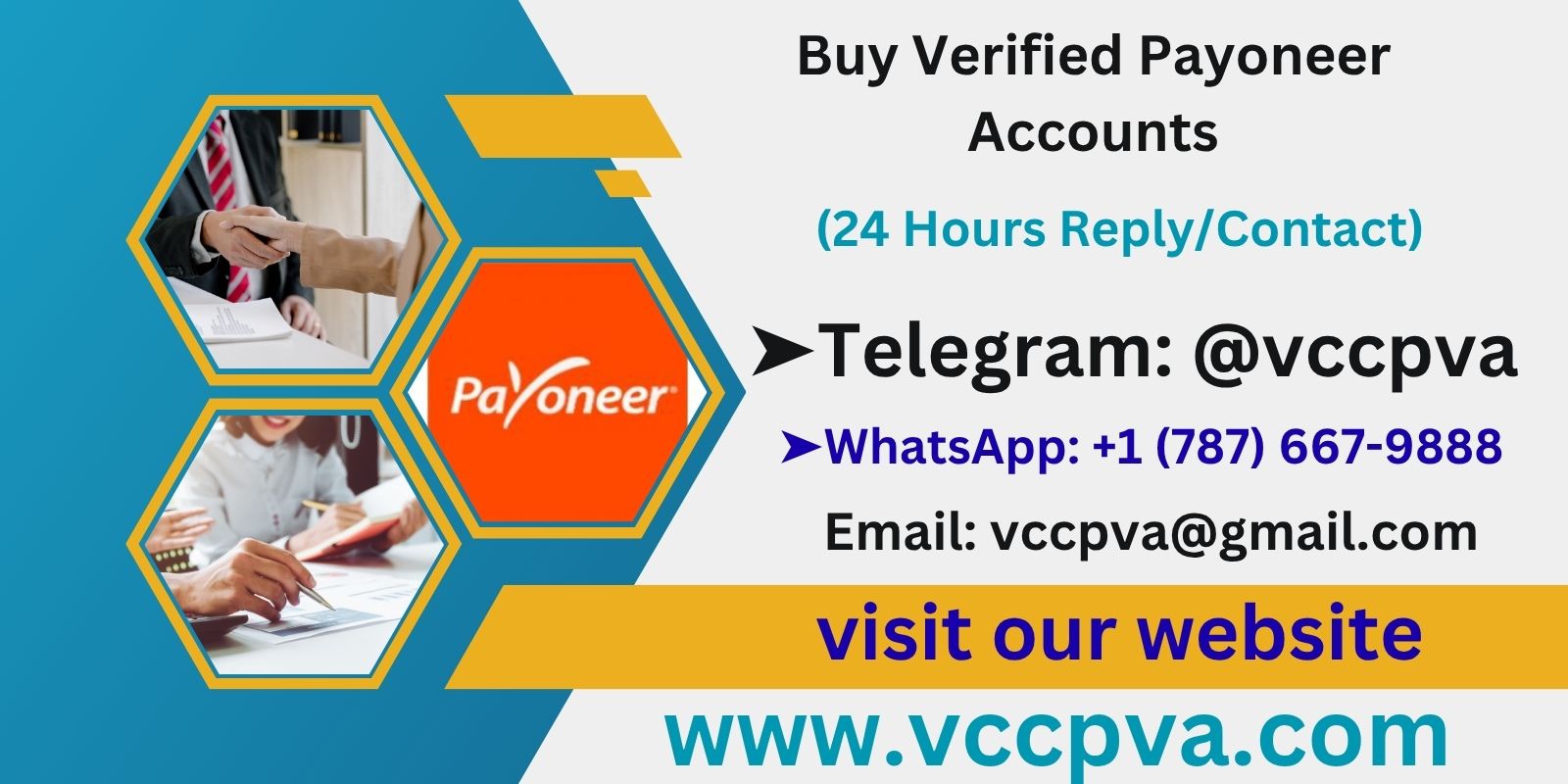 Top 4 Sites to Buy Verified Payoneer Accounts