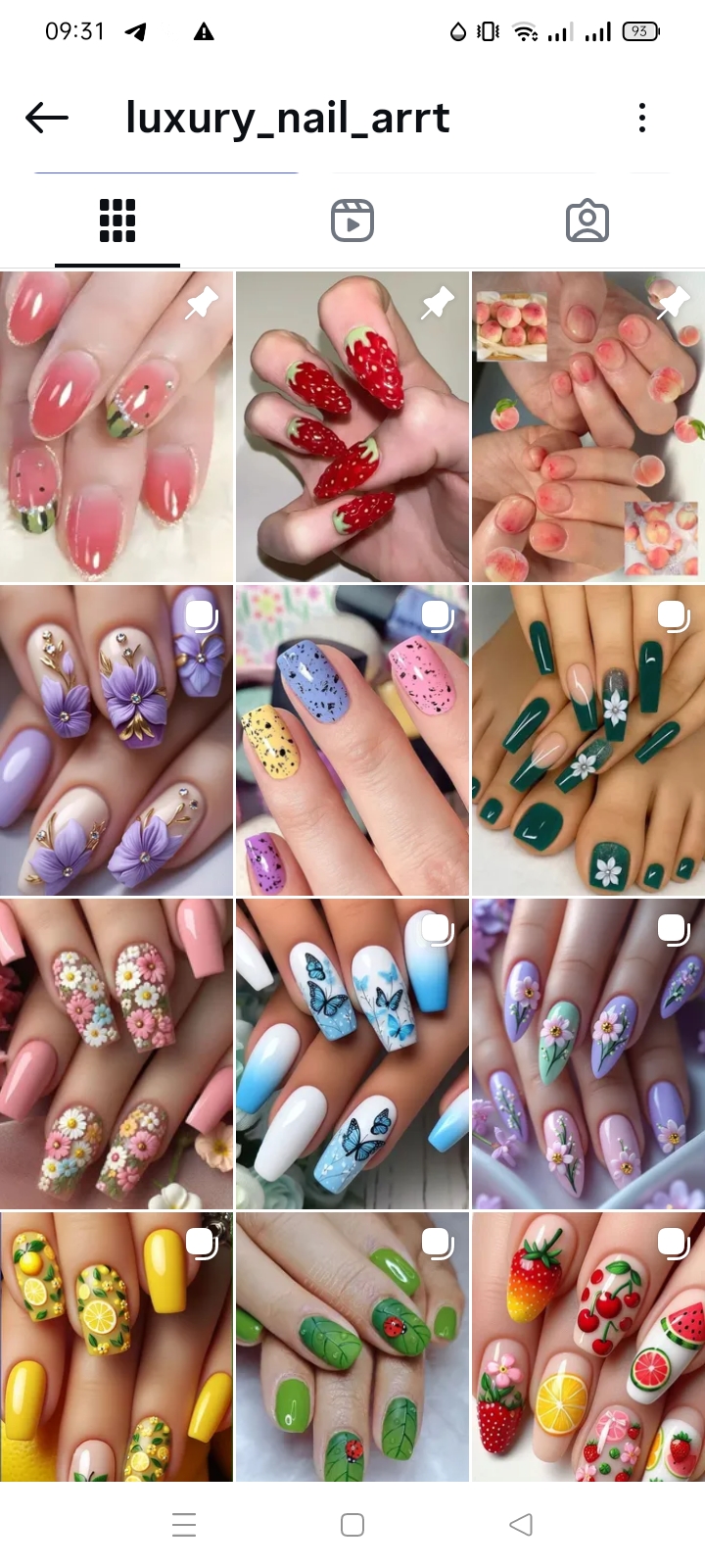 Nail/Nail Fashion Instagram account 