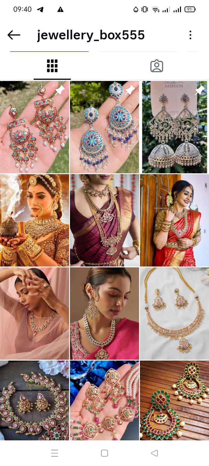 Jewellery/Fashion/beauty Instagram account 
