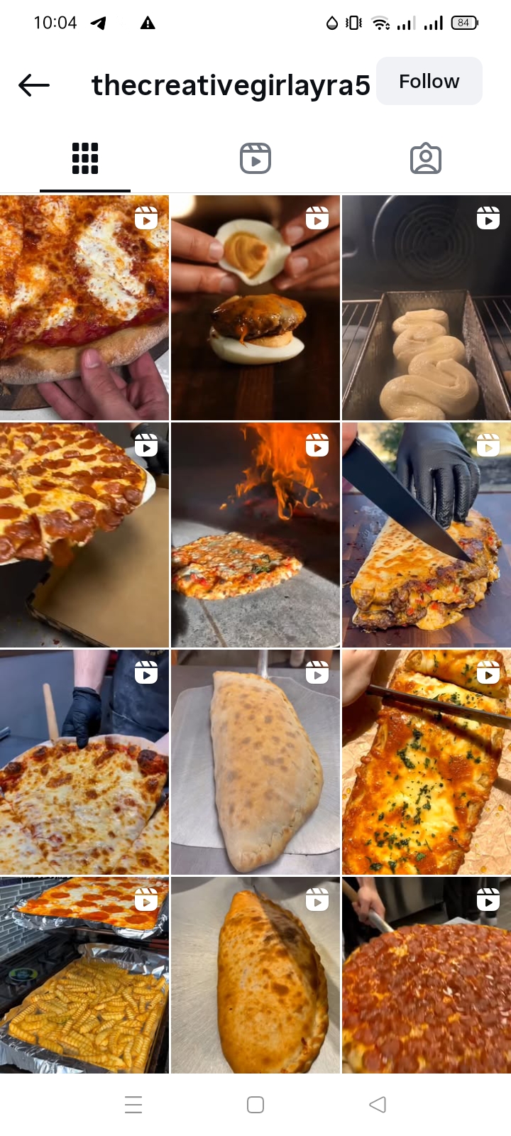 Food/Snacks/Cooking Instagram account 