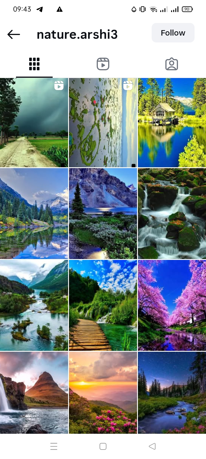 Travel/Nature Instagram account 