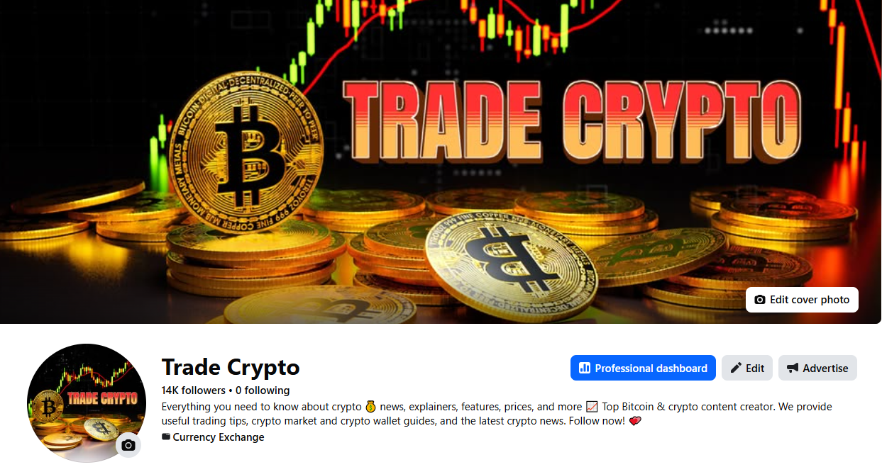 Eligible to monetize page (Trade Crypto)