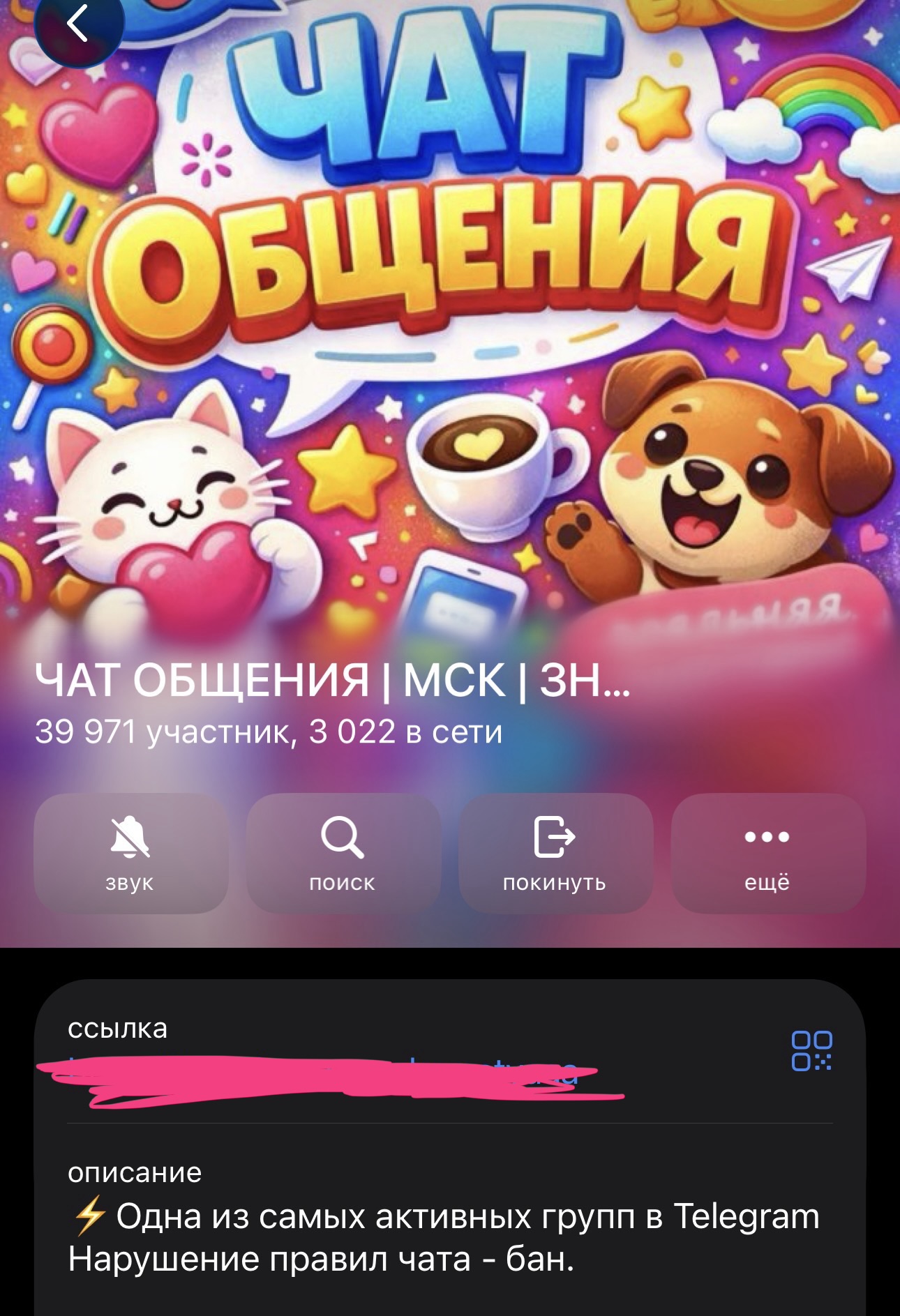 Телеграм чат / общение / знакомства