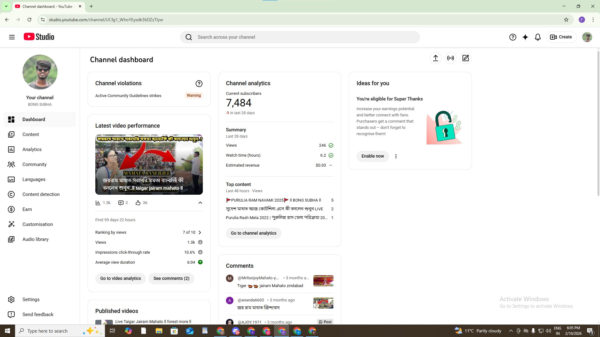 Organic Monetize Channel For Sale 