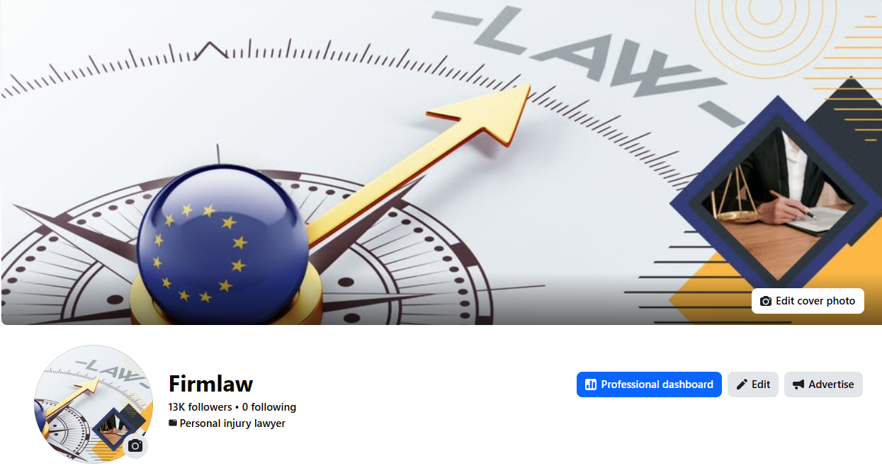 Facebook Page Firm Law