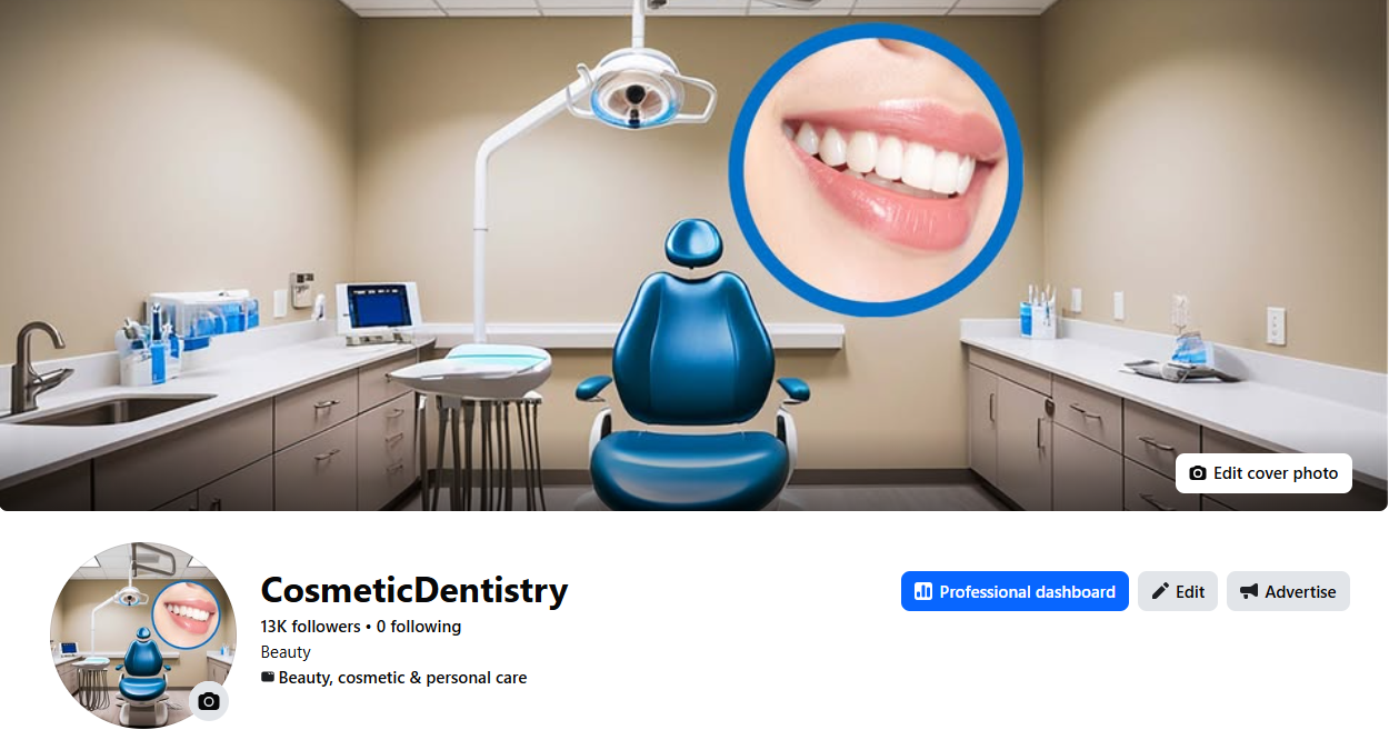 Facebook Page Cosmetic Dentistry