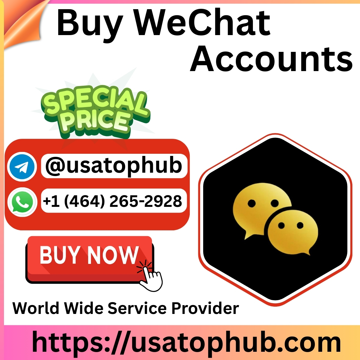 how to buy WeChat Accountsin usa
