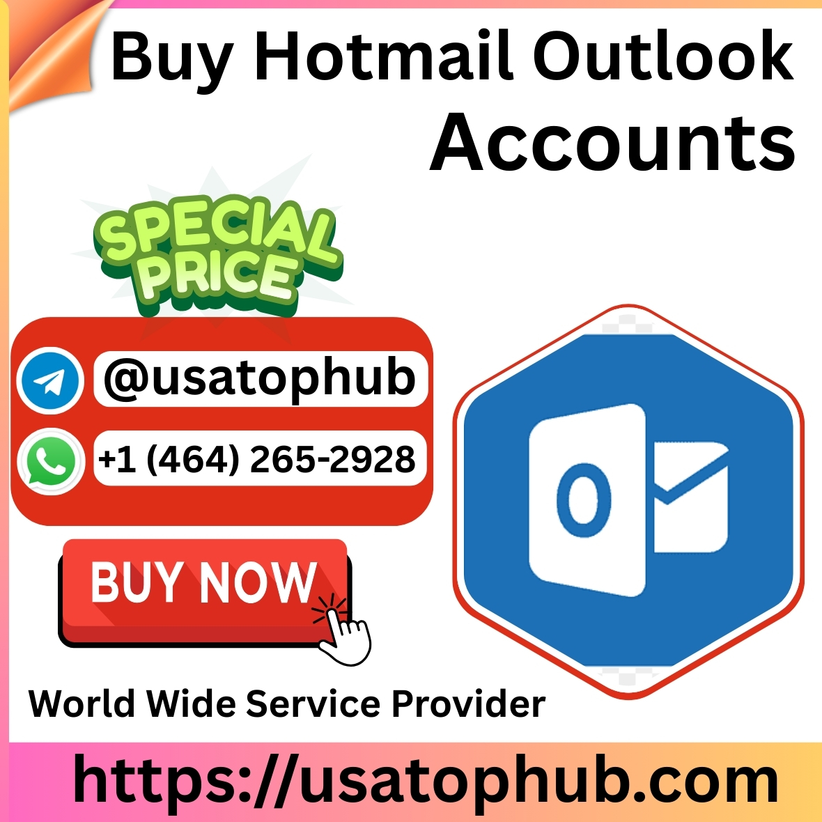 Buy Hotmail Outlook Accounts – Verified & Ready