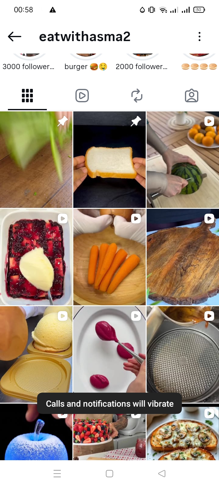 Food and Nutrition account 