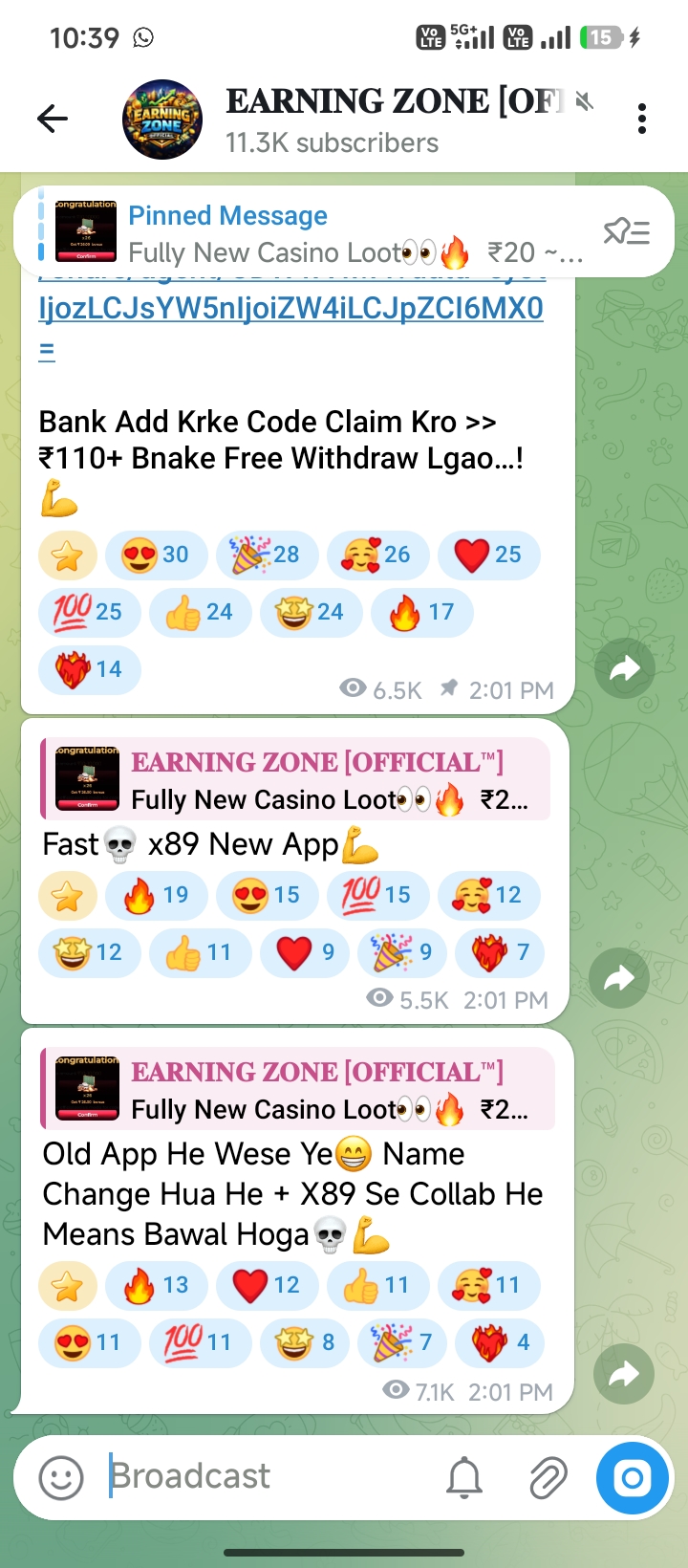 EARNING ZONE Telegram Channel