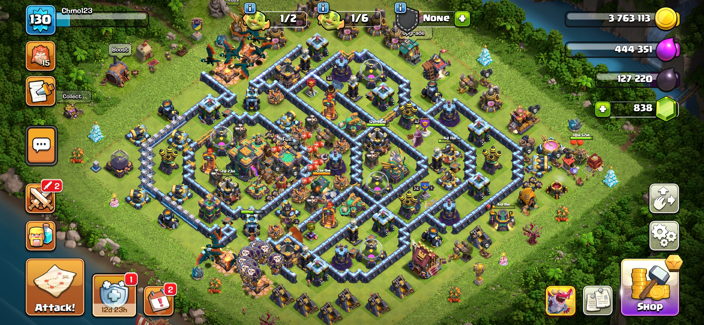 Clash of Clans TH14  130 lvl  Дешево
