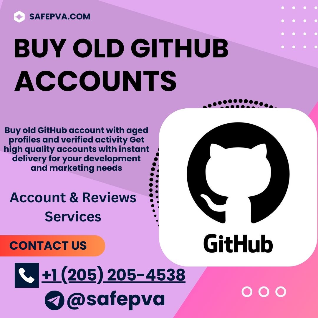 GitHub Accounts for Sale with Long-Term Developer Activity