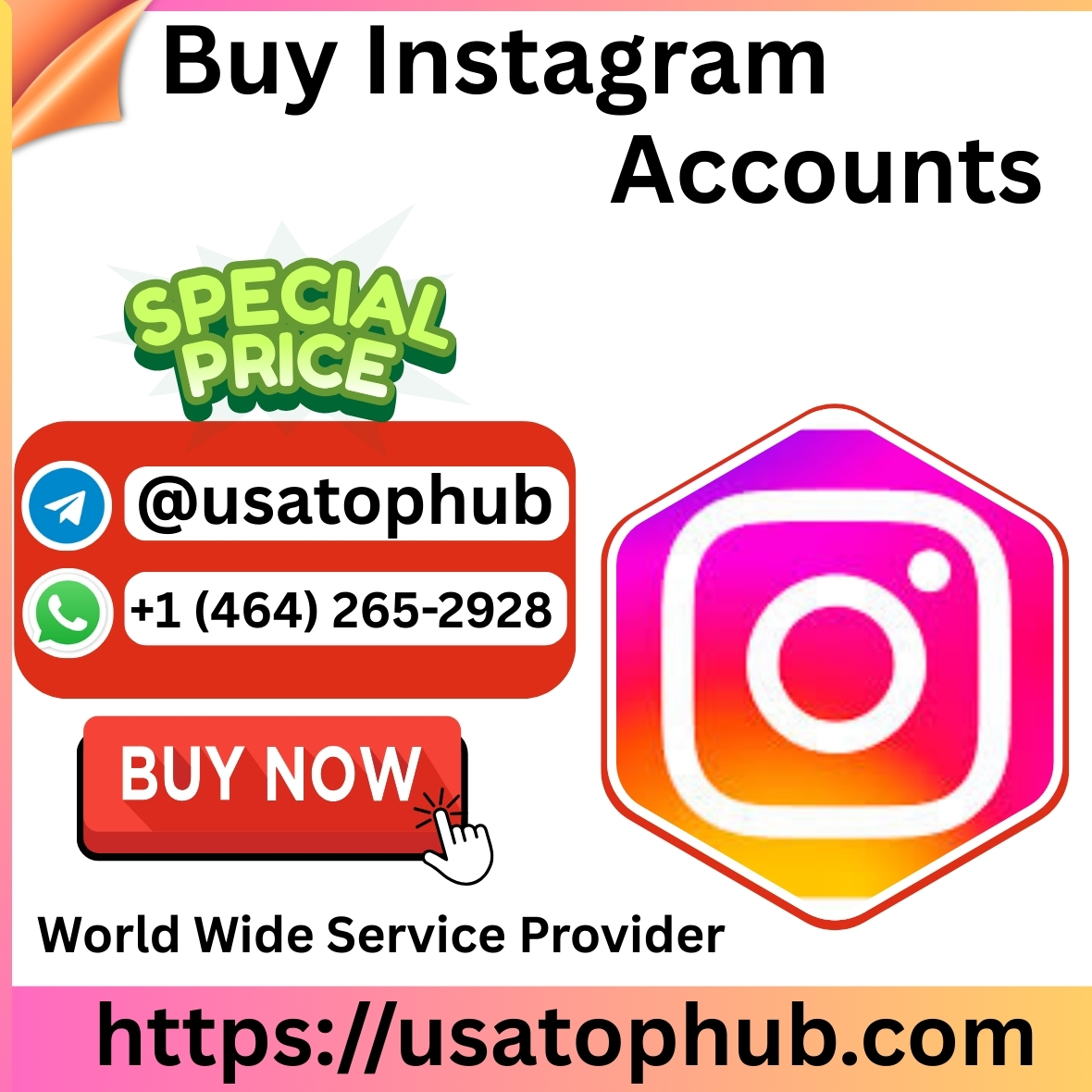 Buy an Instagram Account – 100% Safe & Secure Account.