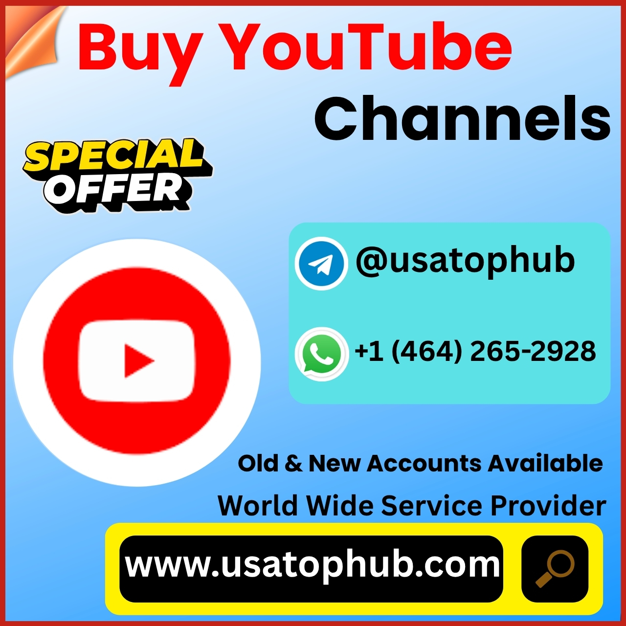 How to Buying YouTube Channels in US..