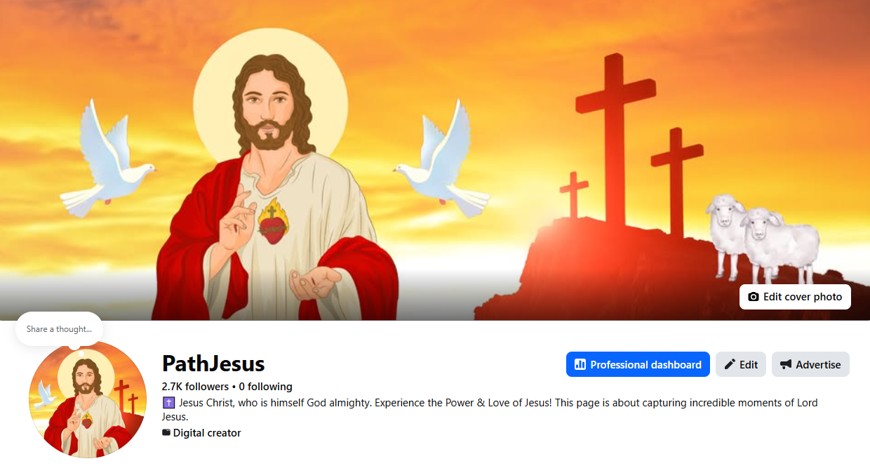 Facebook Page (Path Jesus)