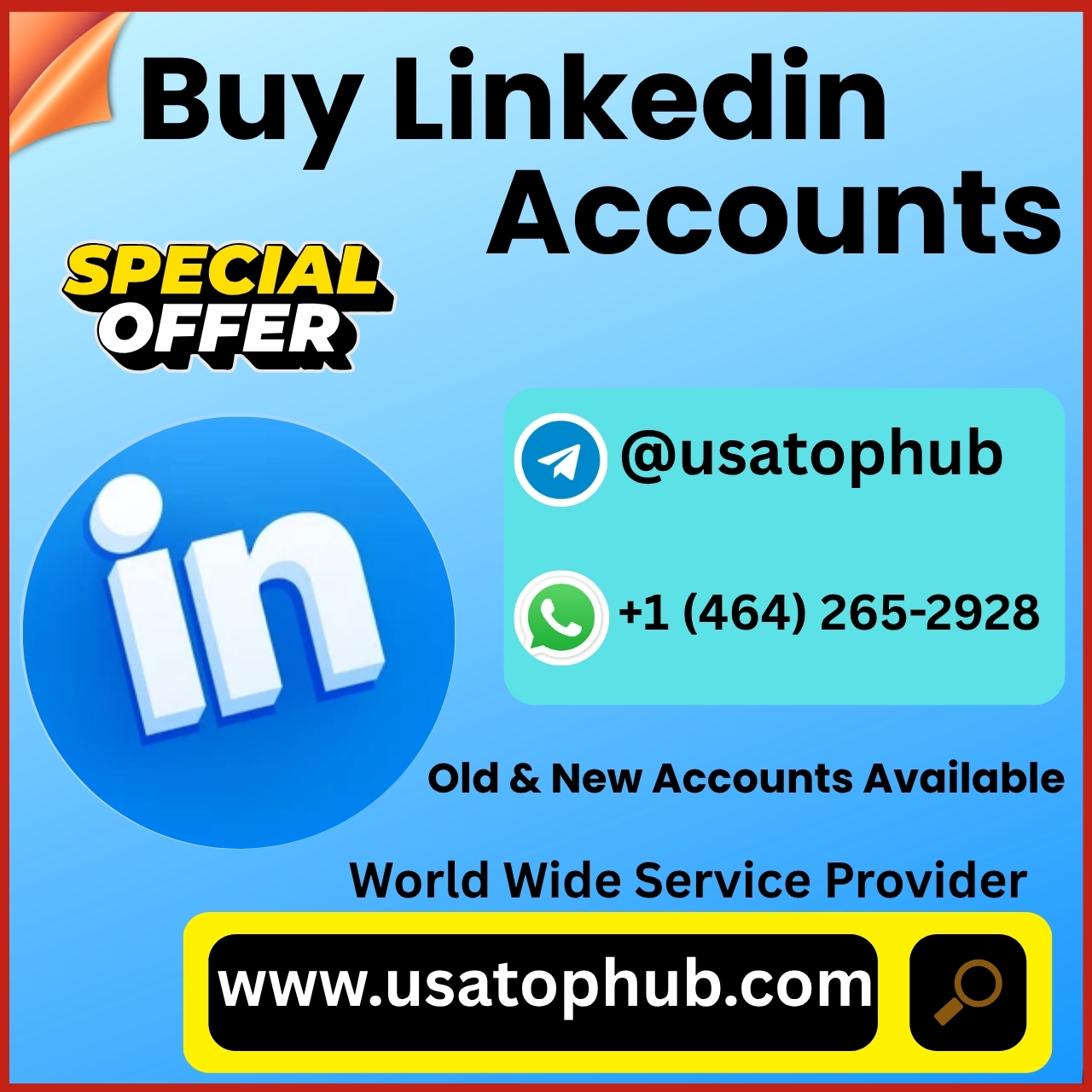 Buy LinkedIn Accounts – 100% PVA, Aged & Bulk.