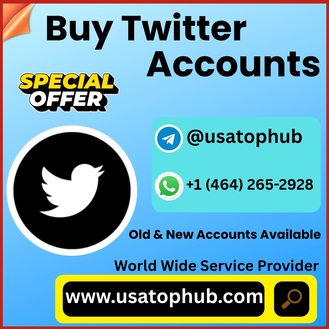 Buy Twitter Accounts – 100% Real Accounts & Fast Delivery.