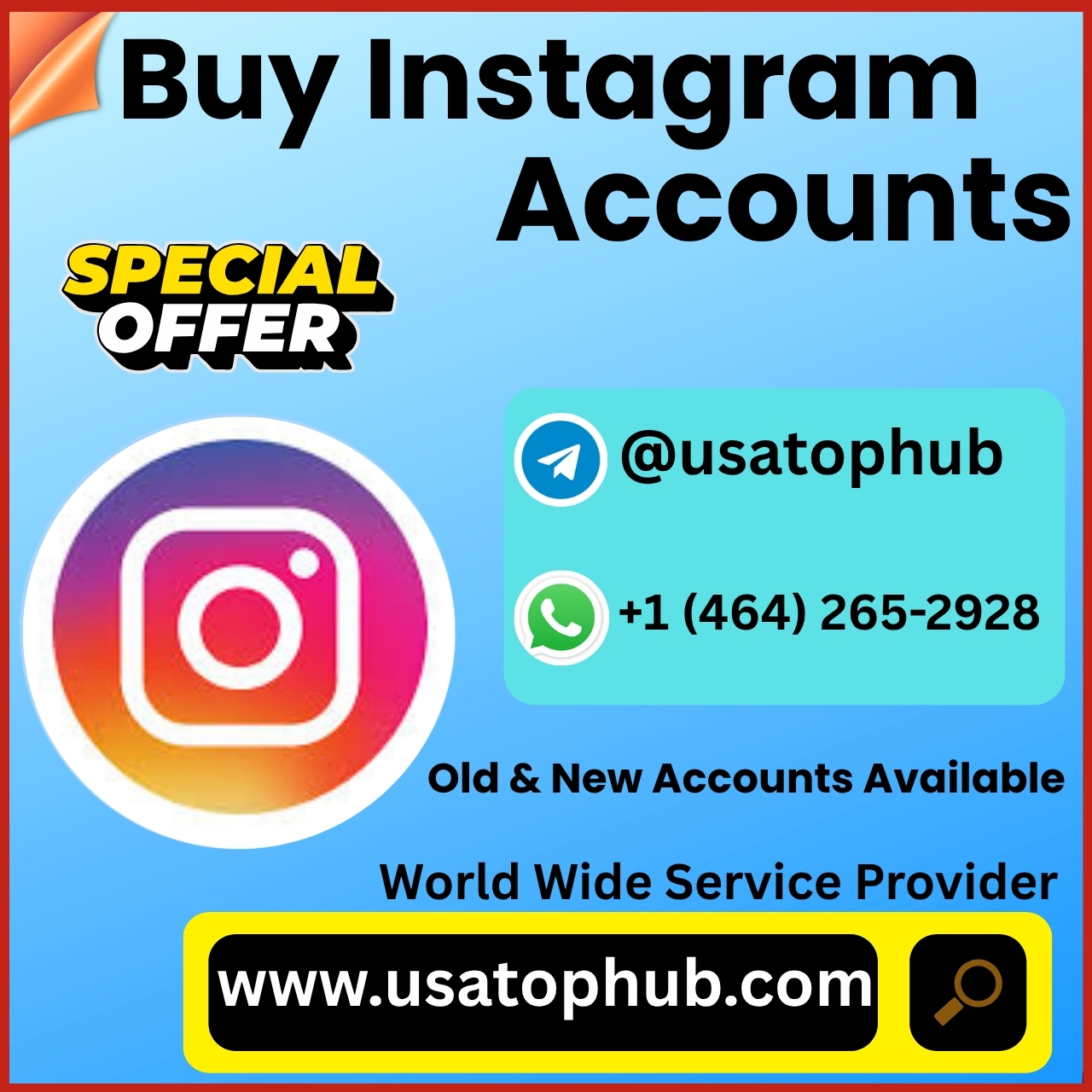 Buy an Instagram Account – 100% Safe & Secure Account.