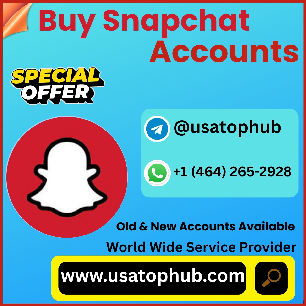 Buy Snapchat Accounts – 100 Real (Aged & PVA)