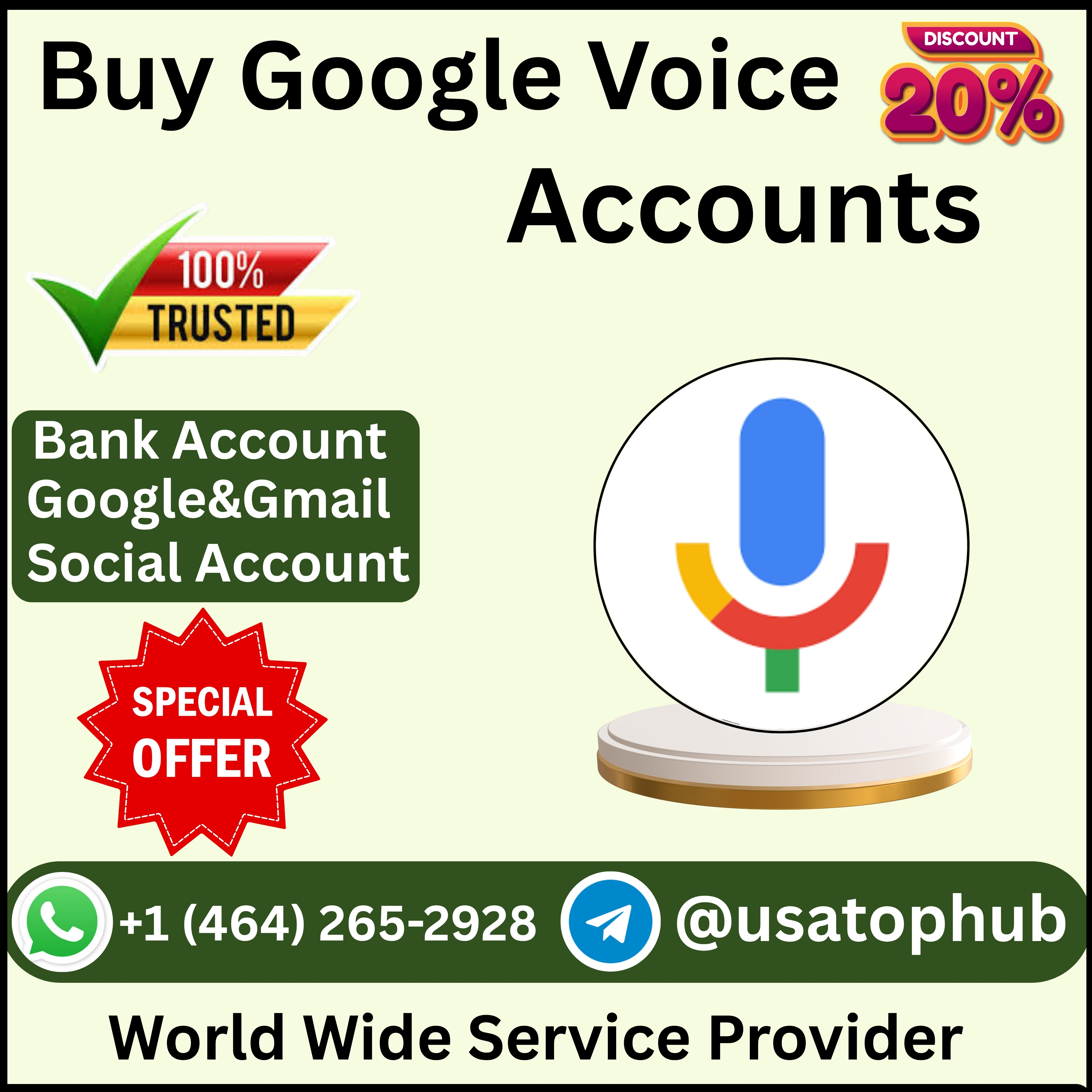Buy Google Voice Accounts -100% Active & US, UK Verified …