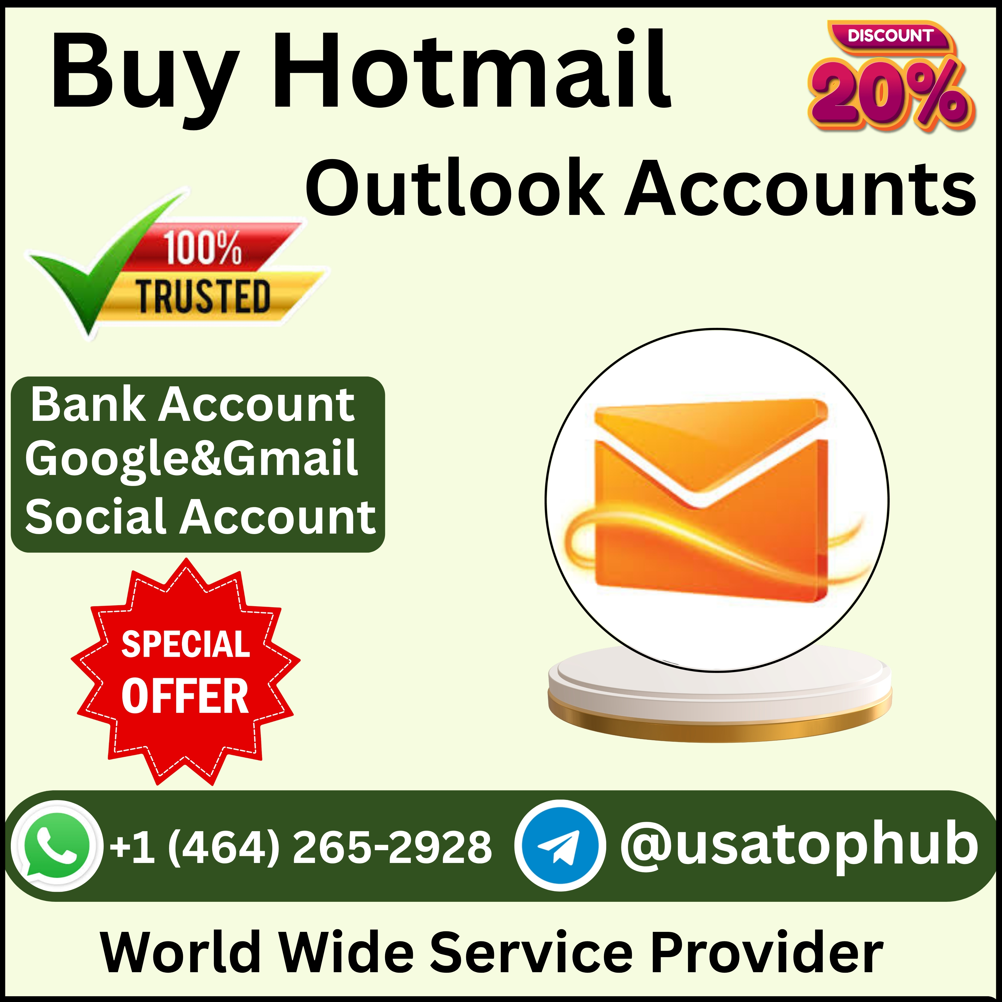 Buy Hotmail Outlook Accounts – What You Should Know Before M
