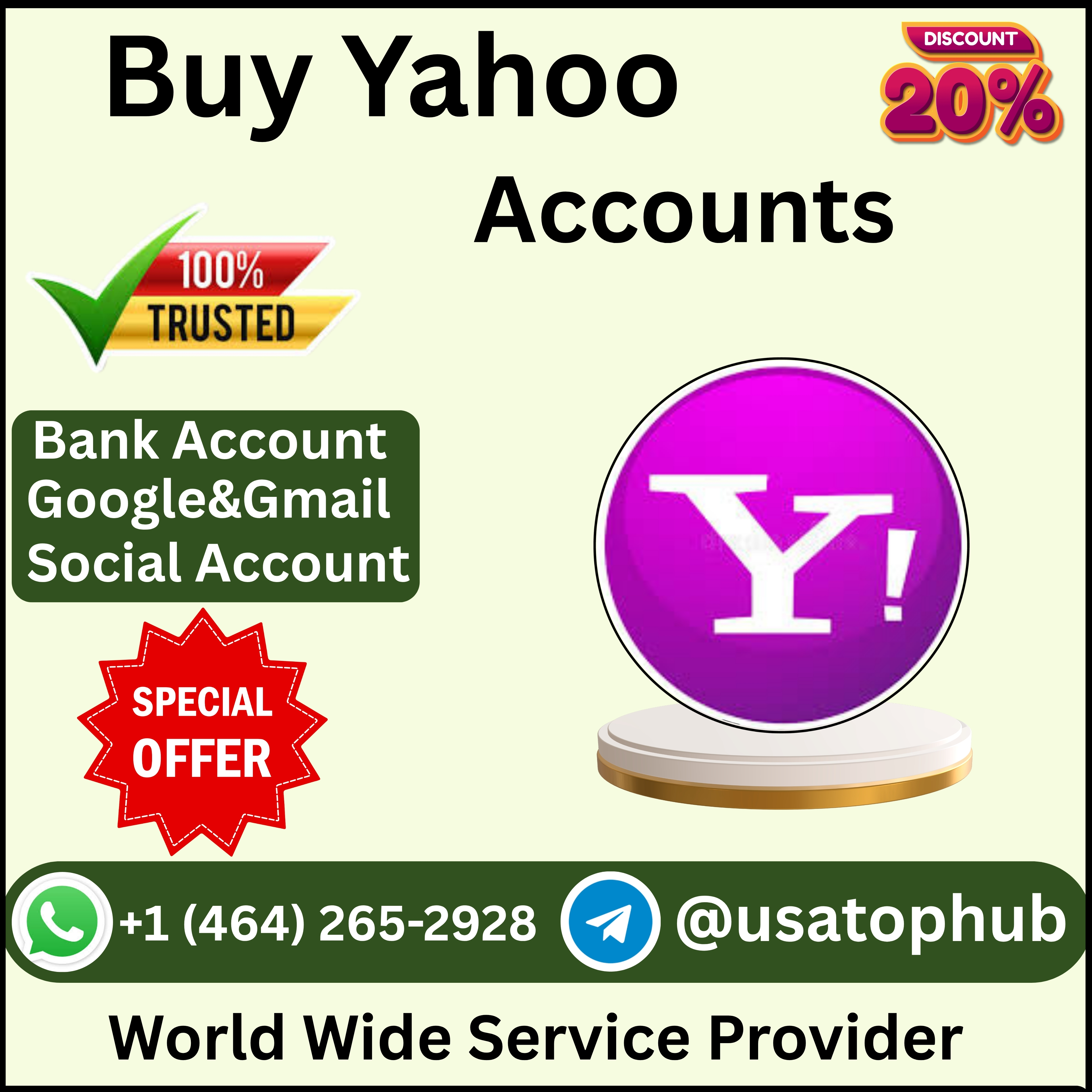Buy Yahoo Accounts – Verified, Aged & Secure (PVA & Trusted