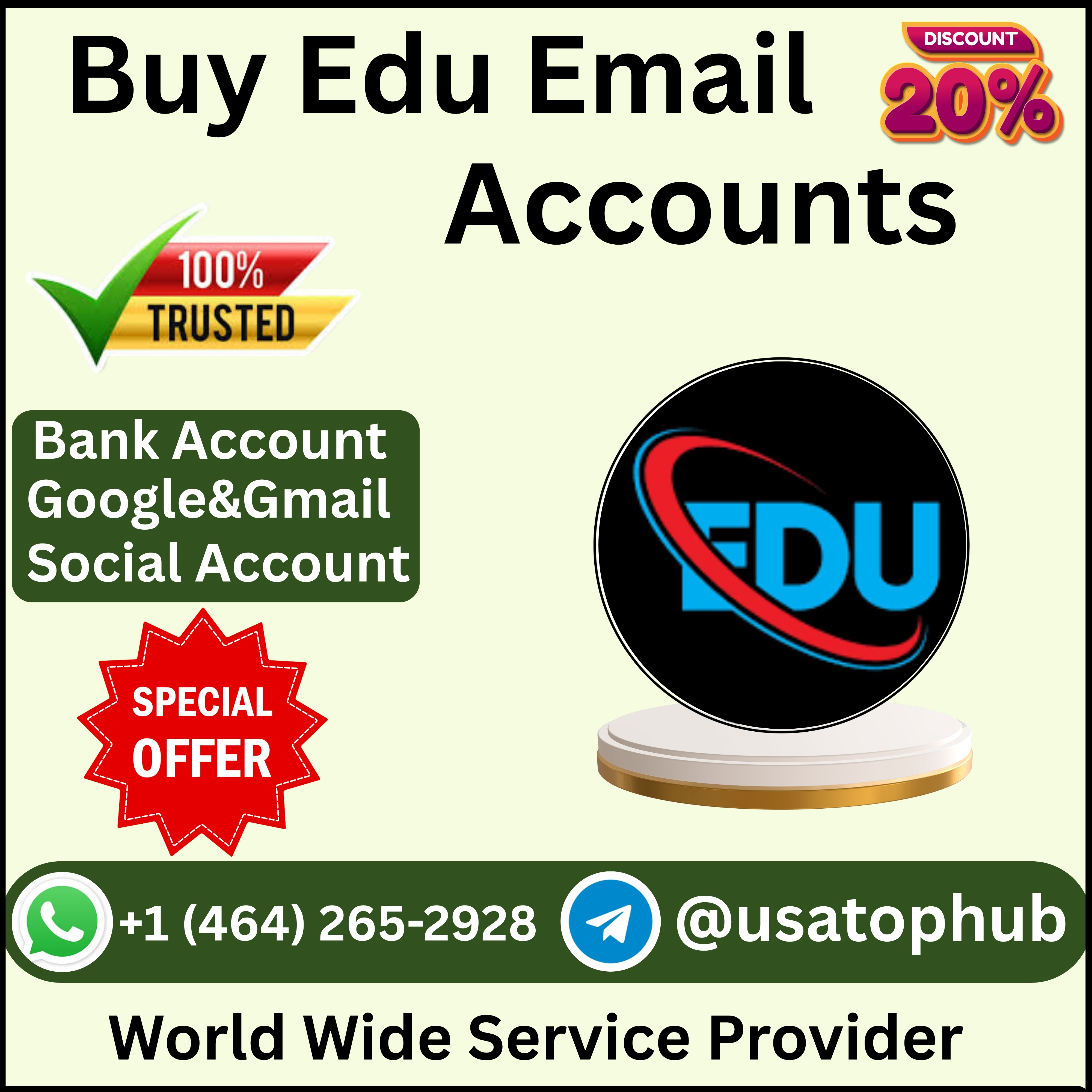 Buy Edu Email accounts – Verified, Aged & Secure (PVA & Trus