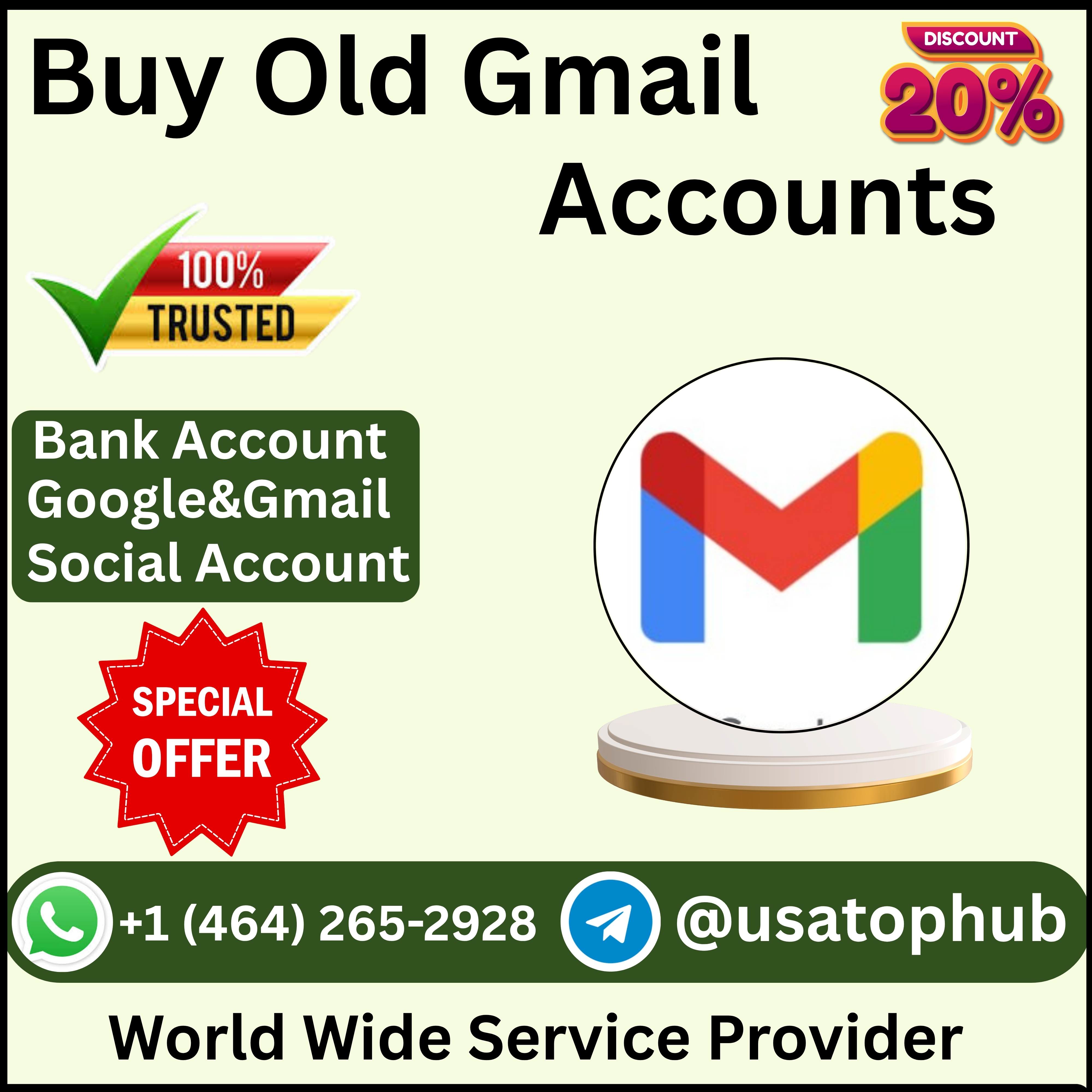 Buy Old Gmail Accounts – Verified, Aged & Secure (PVA & Trus